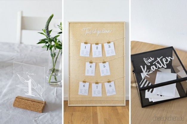 diy hochzeit ideen Niche Utama 1 DIY & Deko-Ideen zur Hochzeit mit IKEA: Sitzordnung, Tisch-Nummern