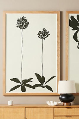 anthropologie wall art Niche Utama 2 Allium Wall Art  AnthroLiving