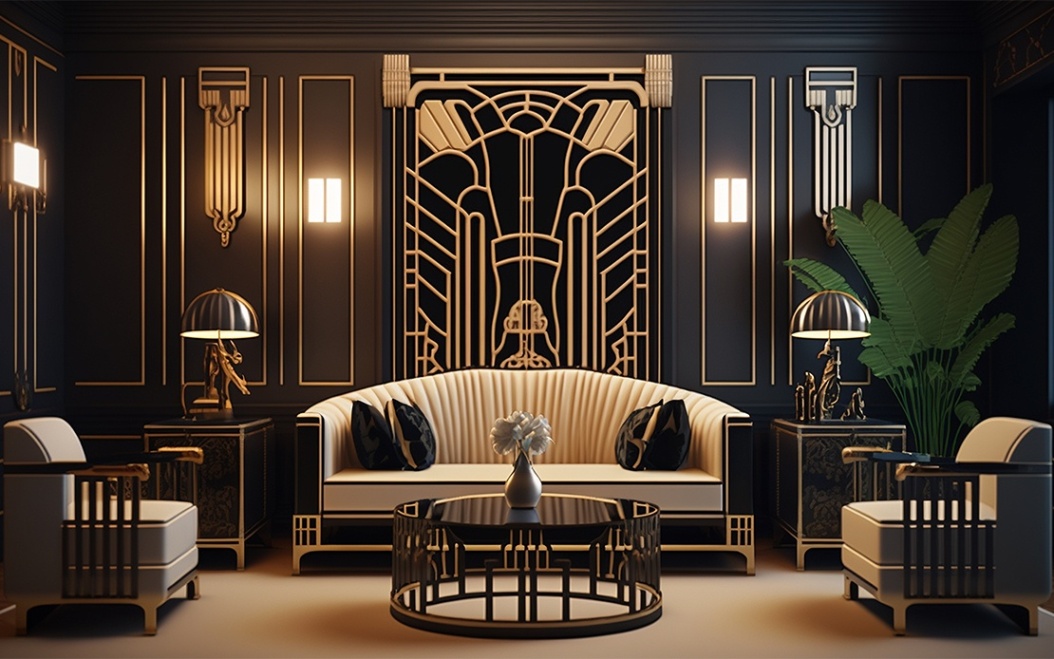 art deco decor Niche Utama 2 Exploring The Art Deco Interior Design Style  Fineline Design