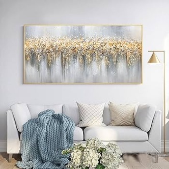 Backdate 5 Fireworks Design Beautiful Landscape Wall Painting Oversized Wall Art  Framed Ready To Hang Artwork Picture X Inches With Frame : Amazon