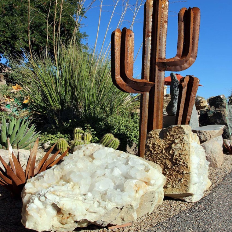 Niche Utama 1 Sculptures & Metal Cactus Yard Art - Desert Foothills Gardens Nursery