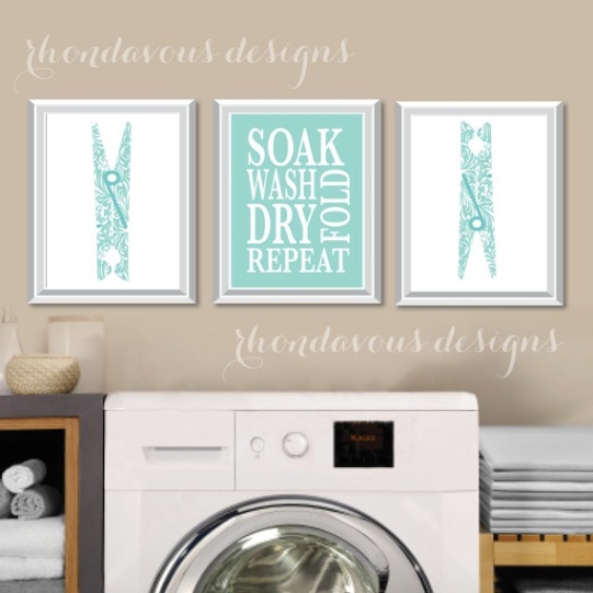 Niche Utama 2 Laundry Room Wall Decor. Laundry Room Art